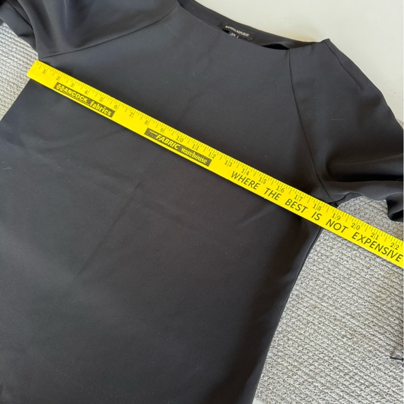 Banana Republic Black Structured Statement Sleeve Blouse Top Size XS - Picture 9 of 12